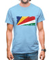 Seychelles Grunge Style Flag Mens T-Shirt