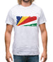 Seychelles Grunge Style Flag Mens T-Shirt