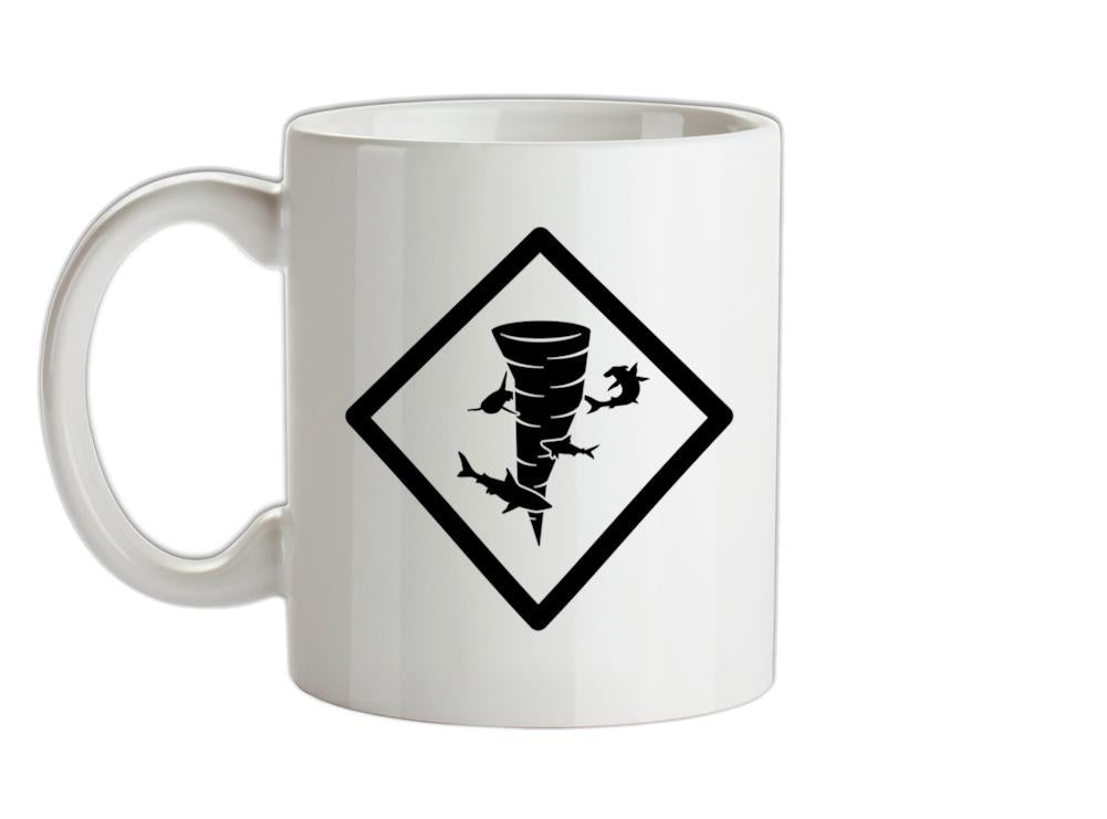 Shark Tornado Ceramic Mug