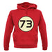 73 Logo unisex hoodie