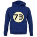 73 Logo unisex hoodie