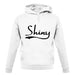 Shiny unisex hoodie