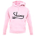 Shiny unisex hoodie