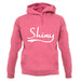Shiny unisex hoodie