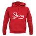 Shiny unisex hoodie