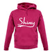 Shiny unisex hoodie