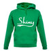 Shiny unisex hoodie