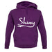 Shiny unisex hoodie