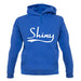 Shiny unisex hoodie