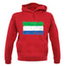 Sierra Leone Grunge Style Flag unisex hoodie