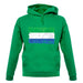 Sierra Leone Grunge Style Flag unisex hoodie