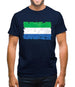 Sierra Leone Grunge Style Flag Mens T-Shirt