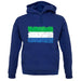 Sierra Leone Grunge Style Flag unisex hoodie