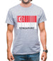 Singapore Barcode Style Flag Mens T-Shirt