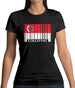 Singapore Barcode Style Flag Womens T-Shirt