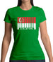 Singapore Barcode Style Flag Womens T-Shirt