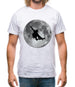 Skateboarder Moon Mens T-Shirt