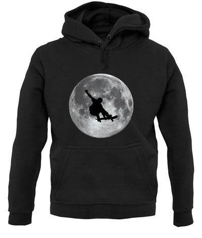 Skateboarder Moon unisex hoodie