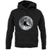 Skateboarder Moon unisex hoodie