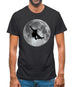 Skateboarder Moon Mens T-Shirt