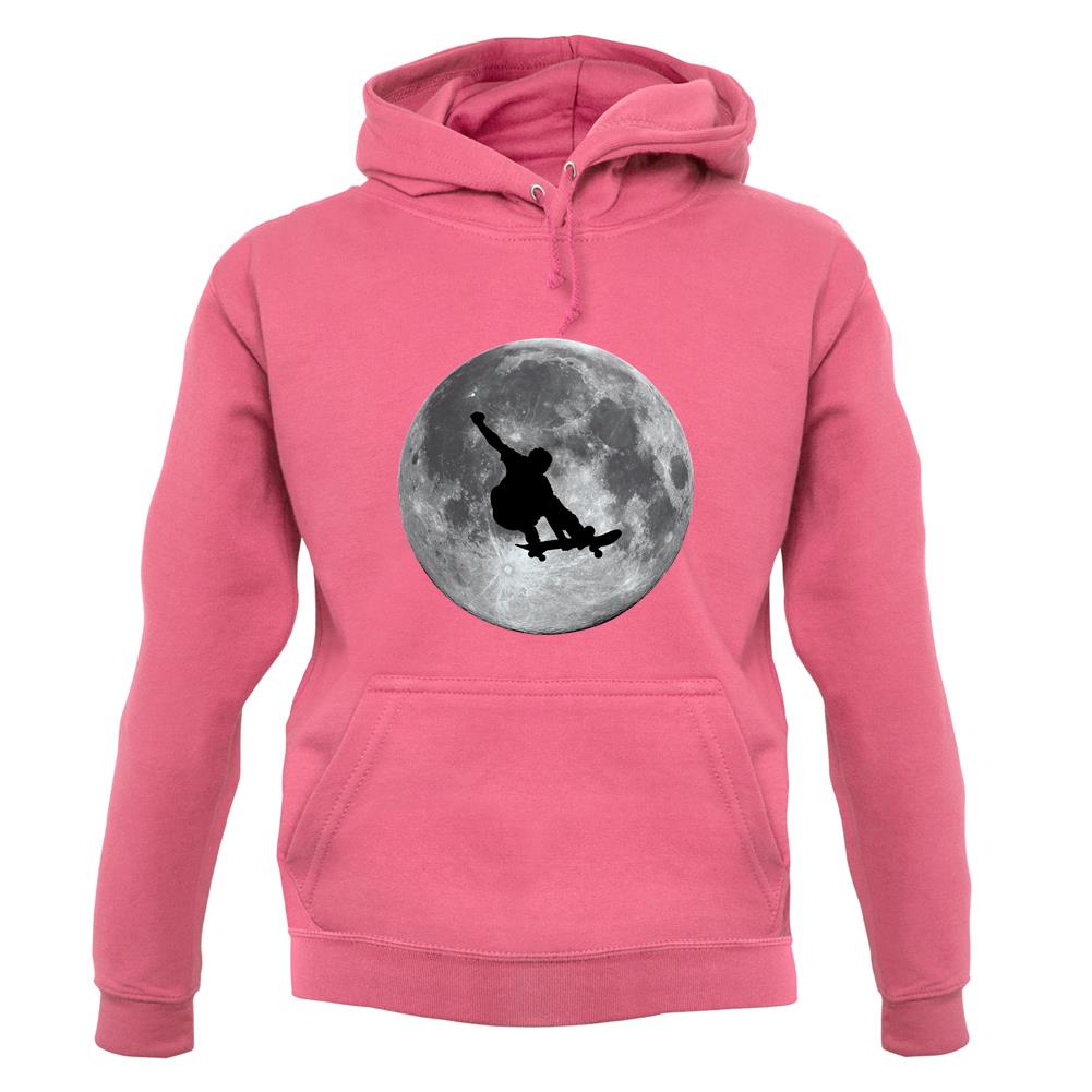 Skateboarder Moon unisex hoodie
