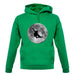 Skateboarder Moon unisex hoodie