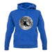 Skateboarder Moon unisex hoodie