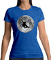 Skateboarder Moon Womens T-Shirt