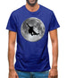 Skateboarder Moon Mens T-Shirt