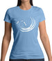 Skaters Swoosh Womens T-Shirt