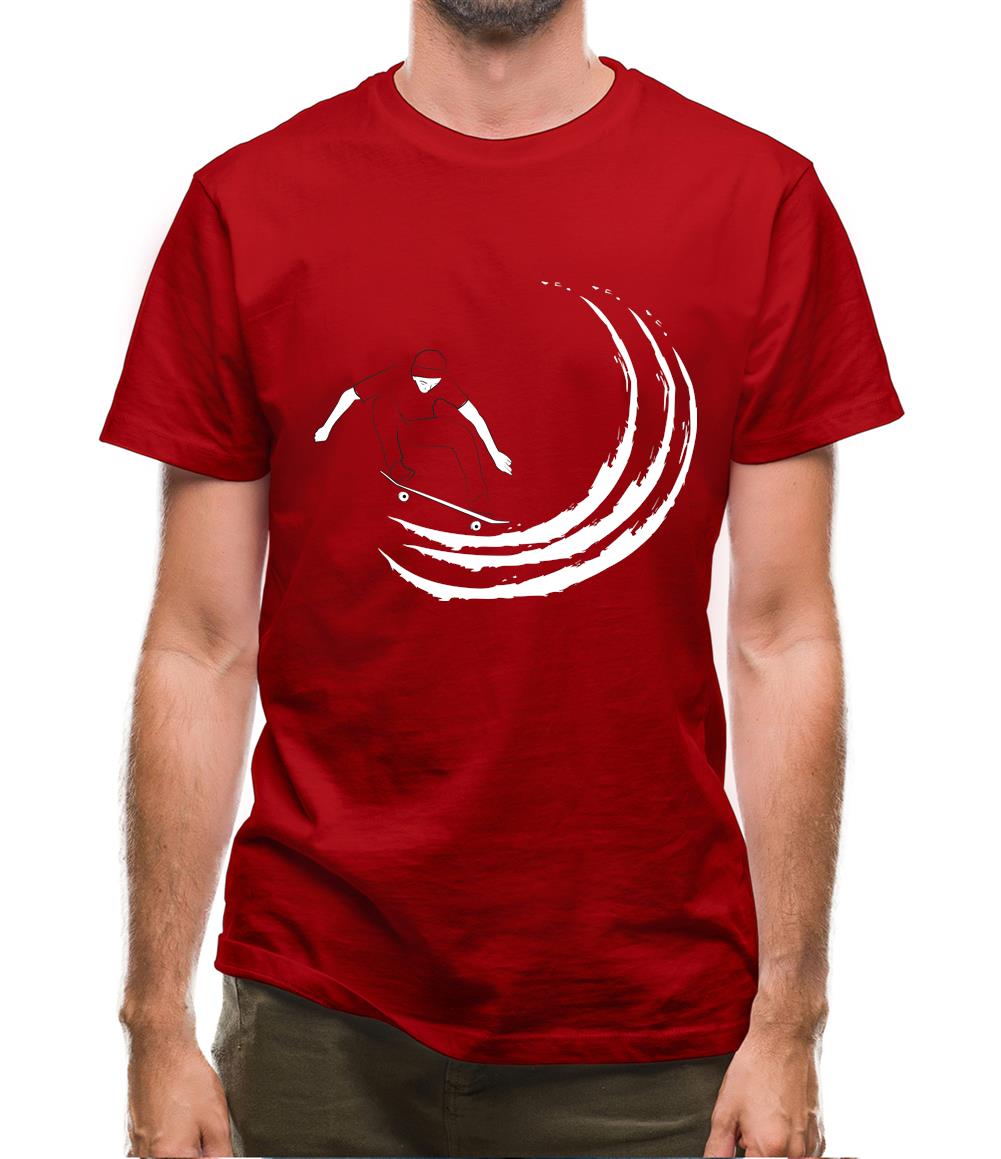 Skaters Swoosh Mens T-Shirt