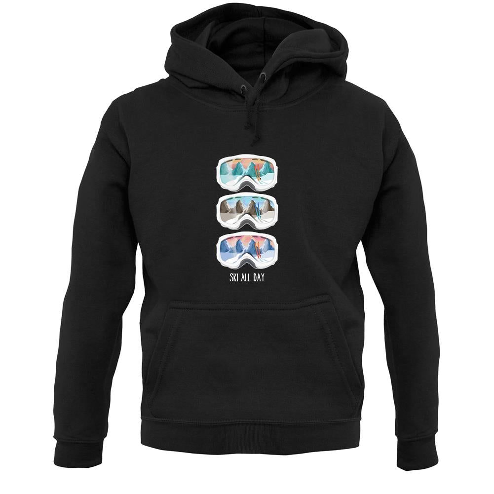 Ski All Day Unisex Hoodie