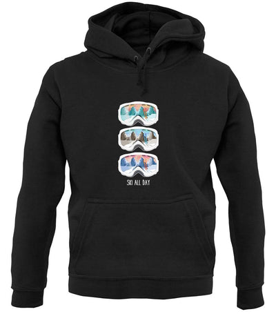 Ski All Day unisex hoodie