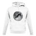 Ski Jump Moon unisex hoodie