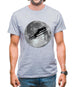 Ski Jump Moon Mens T-Shirt