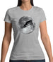 Ski Jump Moon Womens T-Shirt