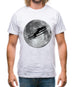 Ski Jump Moon Mens T-Shirt