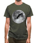 Ski Jump Moon Mens T-Shirt