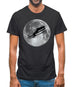 Ski Jump Moon Mens T-Shirt