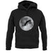 Ski Jump Moon unisex hoodie