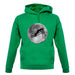 Ski Jump Moon unisex hoodie
