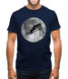 Ski Jump Moon Mens T-Shirt