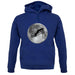 Ski Jump Moon unisex hoodie