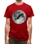 Ski Jump Moon Mens T-Shirt