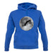 Ski Jump Moon unisex hoodie