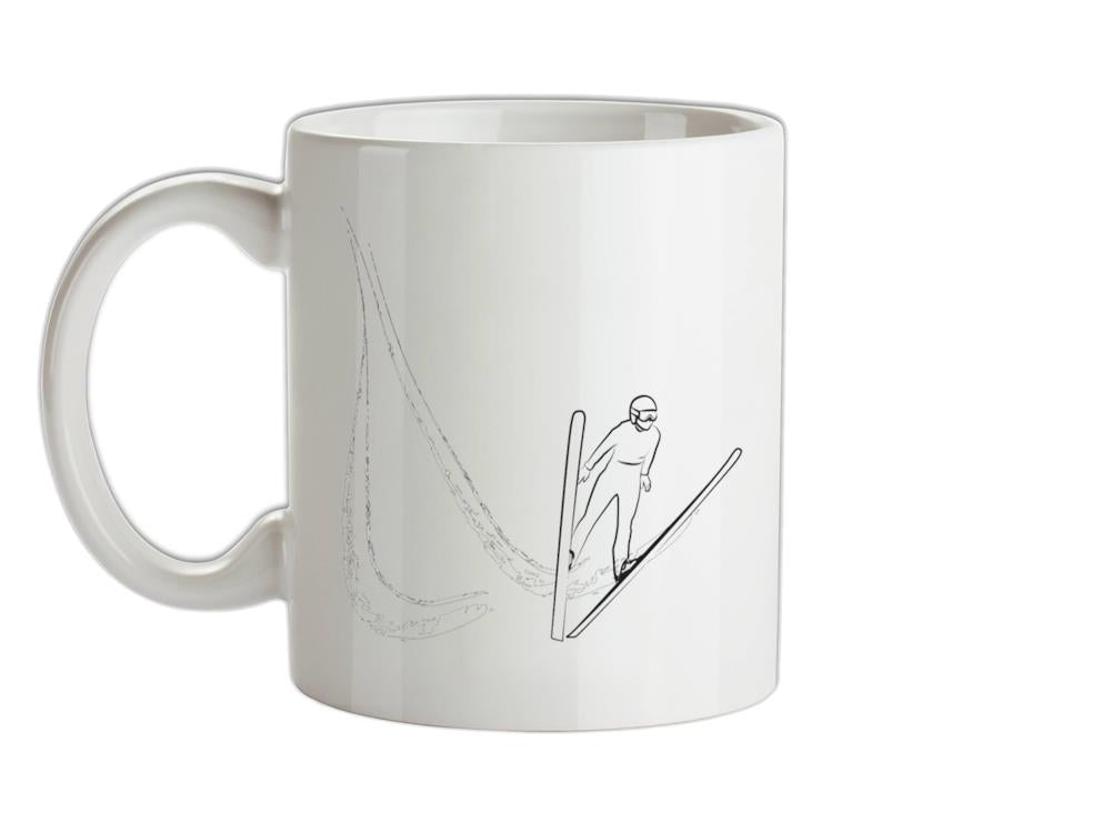 Ski Jump Swoosh Ceramic Mug