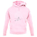 Ski Slaloms Swoosh unisex hoodie