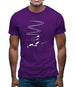 Ski Slaloms Swoosh Mens T-Shirt