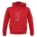 Ski Slaloms Swoosh unisex hoodie