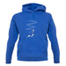 Ski Slaloms Swoosh unisex hoodie